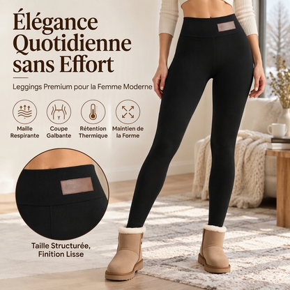 Leggings thermiques taille haute pour femmes