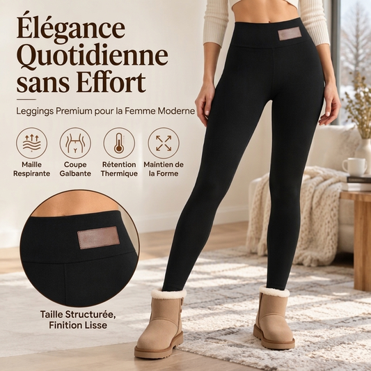 Leggings thermiques taille haute pour femmes