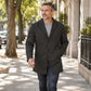 Trench-coat classique homme à simple boutonnage