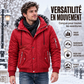 ✨ Veste d’hiver décontractée pour homme, capuche en fausse fourrure : facile à porter au quotidien 🧥