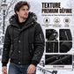 ✨ Veste d’hiver décontractée pour homme, capuche en fausse fourrure : facile à porter au quotidien 🧥
