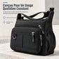 Sac bandoulière grande capacité pour homme, sac à bandoulière décontracté pour affaires à plusieurs poches et durable
