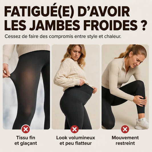Pantalon de yoga thermique taille haute pour femmes