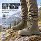 Bottes de combat tactiques hautes en plein air pour hommes et femmes