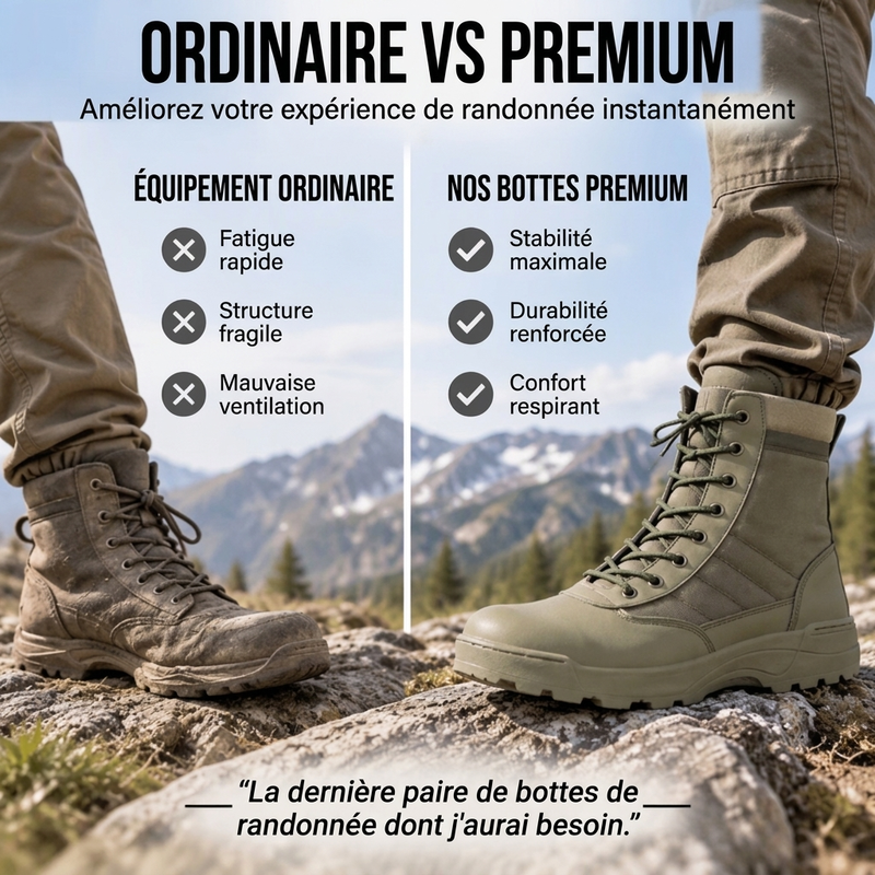 Bottes de combat tactiques hautes en plein air pour hommes et femmes