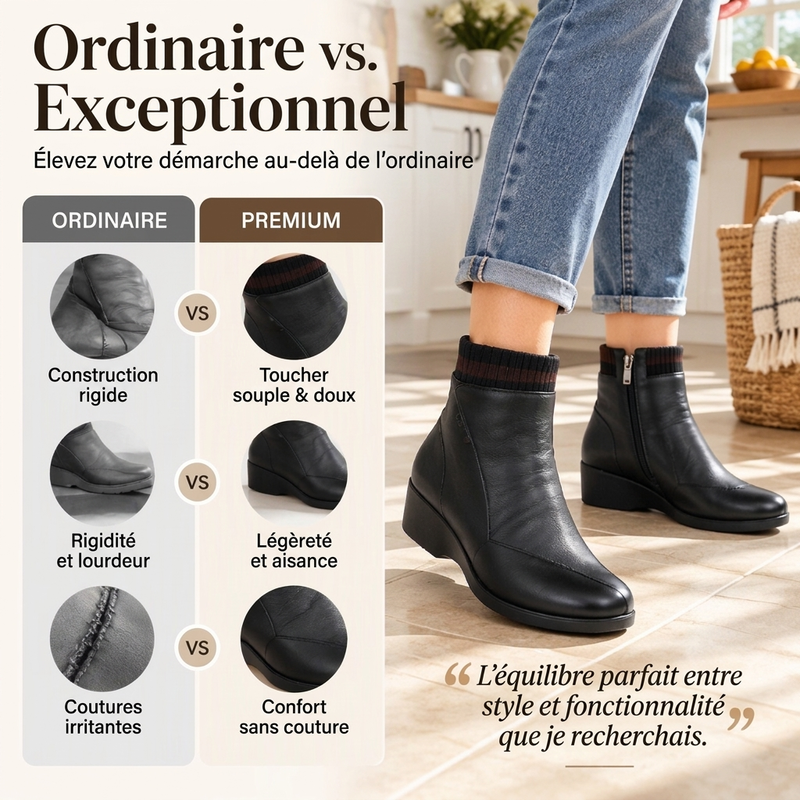 Bottes chaudes et antidérapantes confortables pour femmes