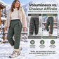 Pantalon d'hiver épais pour femme, doublé de peluche