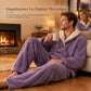 Ensemble pyjama sherpa épais et chaud pour homme et femme