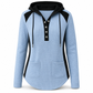 Pull en maille décontracté à col en V pour femme