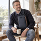 Sac bandoulière anti-vol avec port de charge USB pour hommes