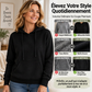 Pull en tricot à capuche décontracté pour femme