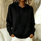 Pull en tricot à capuche décontracté pour femme