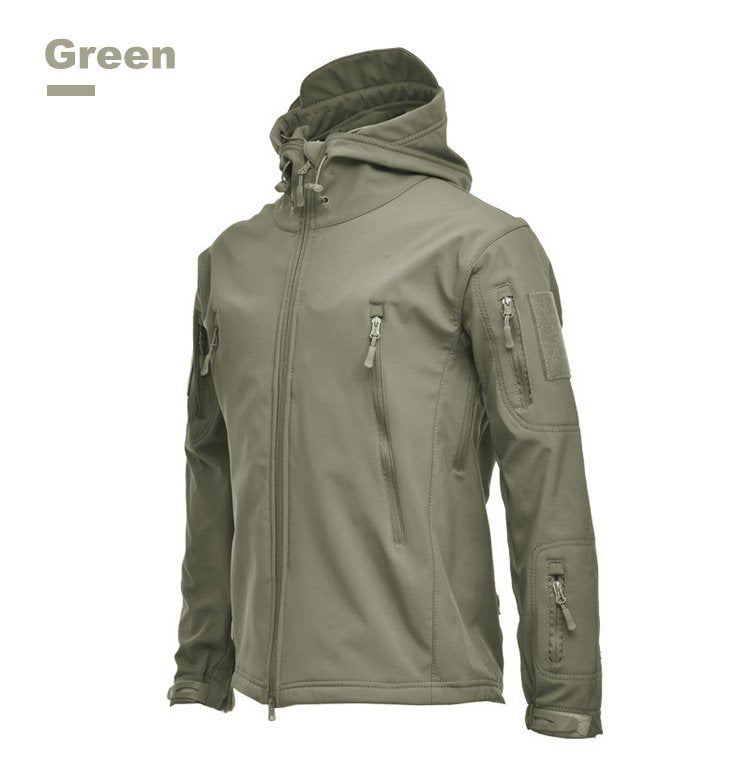 Veste imperméable d'extérieur pour hommes Imperméable Softshell léger