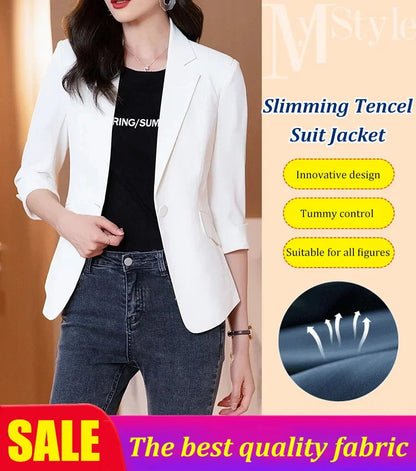 Slimming Tencel Suit Jacket💐Achetez-en 2  livraison gratuite