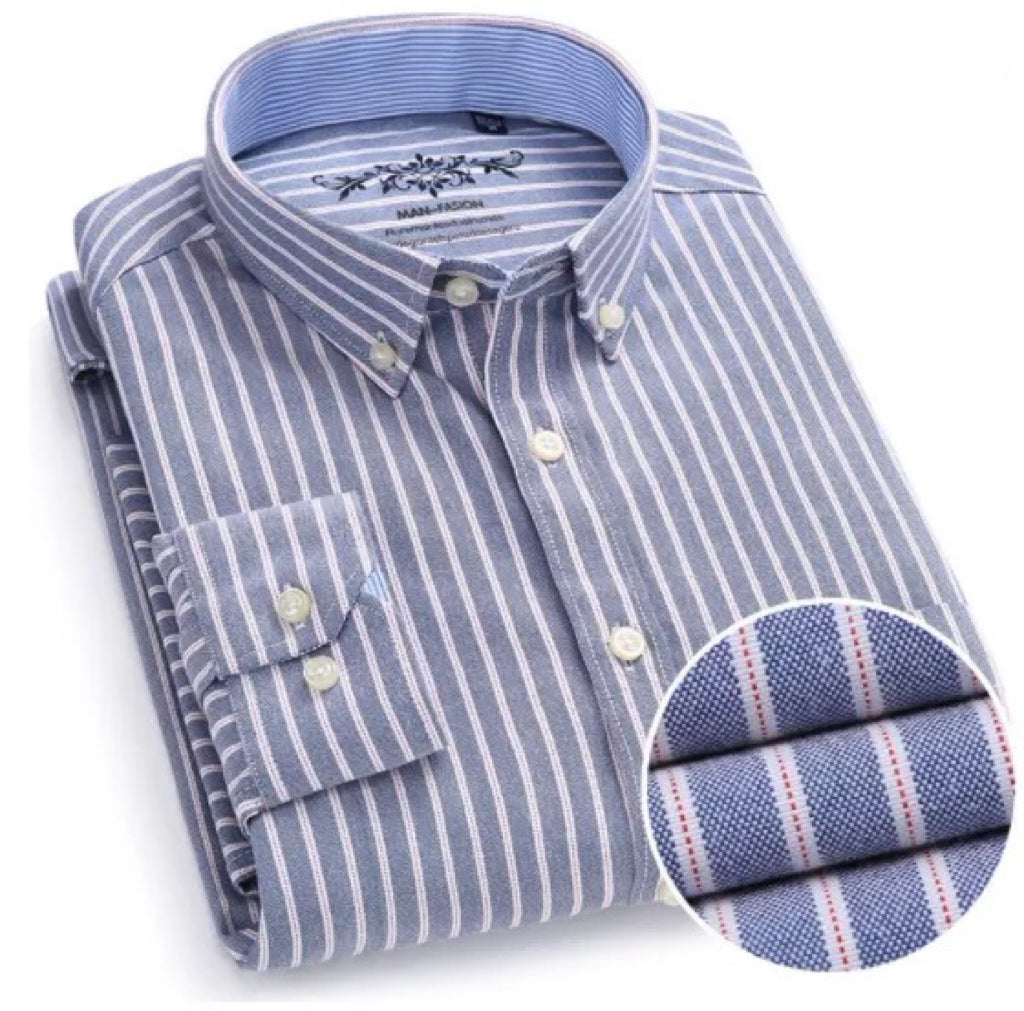 ✨Achetez-en 2 gratuitement✨La chemise oxford à col boutonné de haute qualité pour hommes.