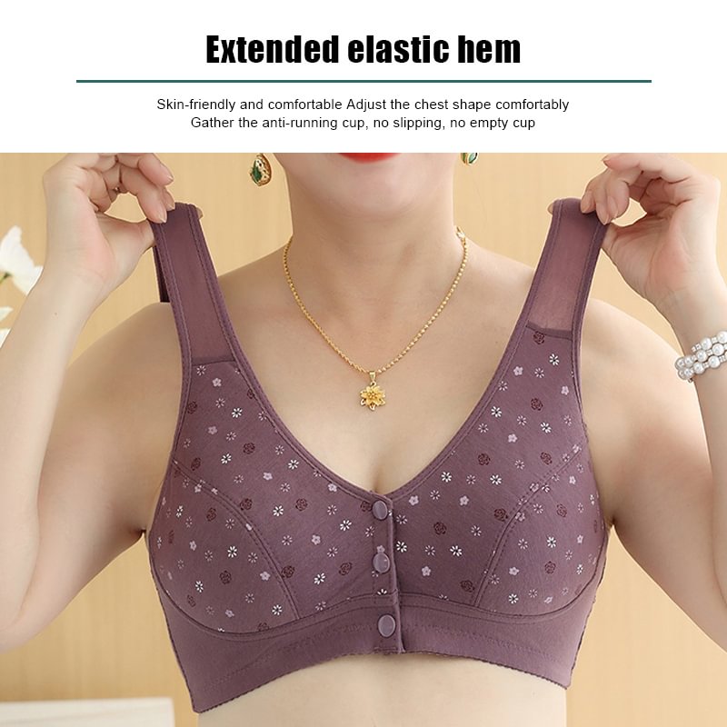 (Acheter 1 obtenir 1 gratuit)Soutien-gorge à bouton avant confortable et pratique