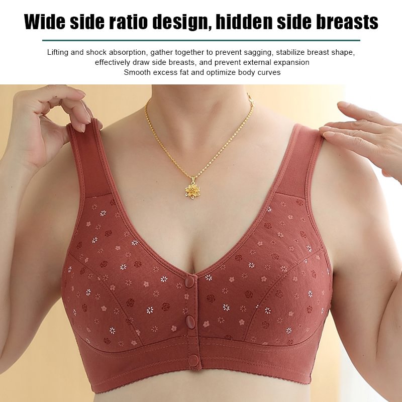 (Acheter 1 obtenir 1 gratuit)Soutien-gorge à bouton avant confortable et pratique