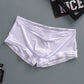 Nouvelle culotte sans couture en soie glacée sexy translucide