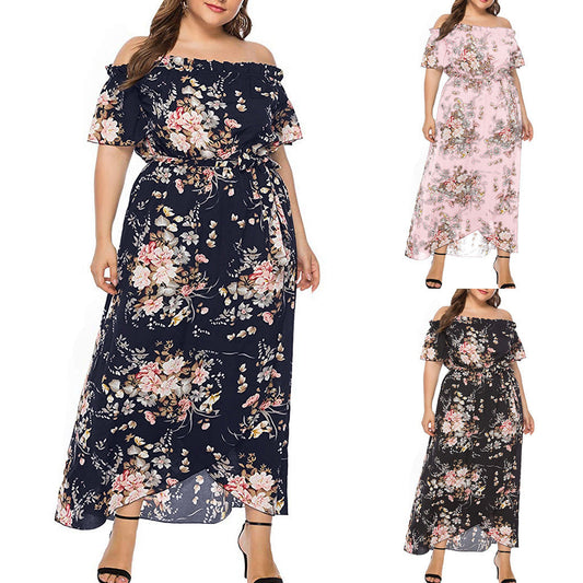 Le dernier modèle - 49% OFF 🌹🍀Achetez 2 livraison gratuite💥Robe bohème fleurie en mousseline de soie