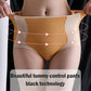 Pantalon de contrôle de la taille sans couture à blocs de couleurs