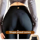 Pantalon de contrôle de la taille sans couture à blocs de couleurs