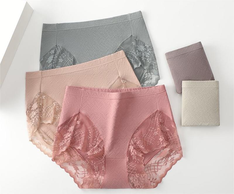 Achetez 3 obtenez 2 gratuitement🌸Culotte taille haute en dentelle extensible