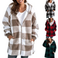 Achetez 2 livraison gratuite-49% OFF💥💥Hoodie Plaid Loose Overcoat