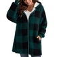 Achetez 2 livraison gratuite-49% OFF💥💥Hoodie Plaid Loose Overcoat