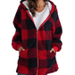 Achetez 2 livraison gratuite-49% OFF💥💥Hoodie Plaid Loose Overcoat