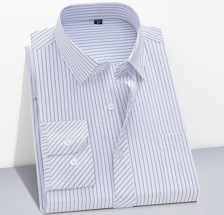 Nouveau produit de printemps - Chemise décontractée à manches longues sans repassage pour homme