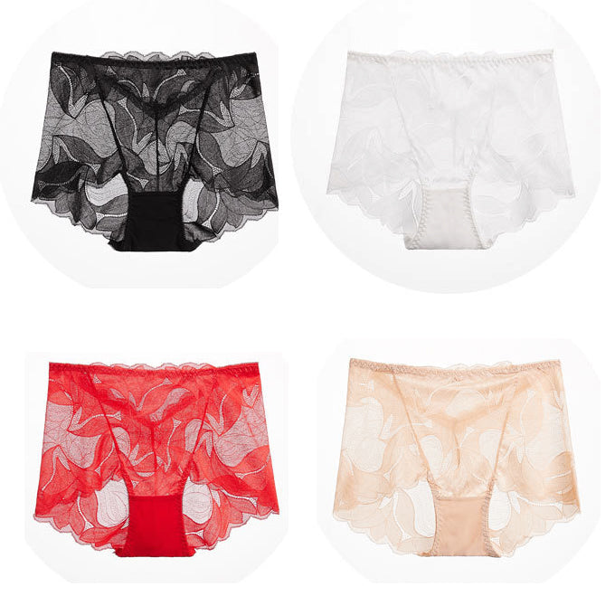 🌸Hot Sale 🌸-Package sous-vêtements en dentelle de soie faits à la main pour femmes