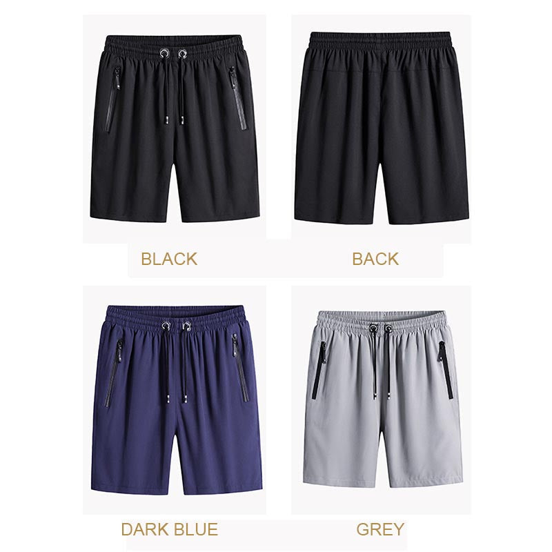 【ACHETER 1 OBTENIR 1 GRATUIT】 Short stretch en soie glacée grande taille pour homme