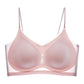 Soutien-gorge confort en soie glacée ultra fine sans coutures