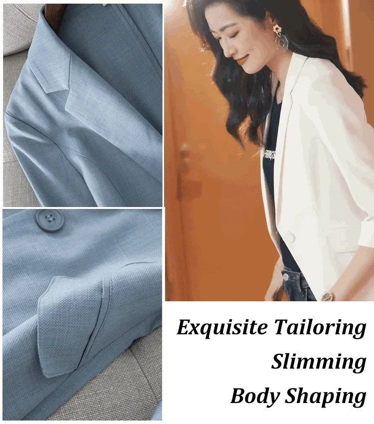 Slimming Tencel Suit Jacket💐Achetez-en 2  livraison gratuite