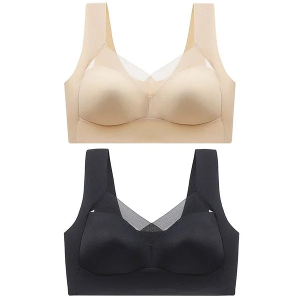 Soutiens-gorge push-up sans coutures grande taille