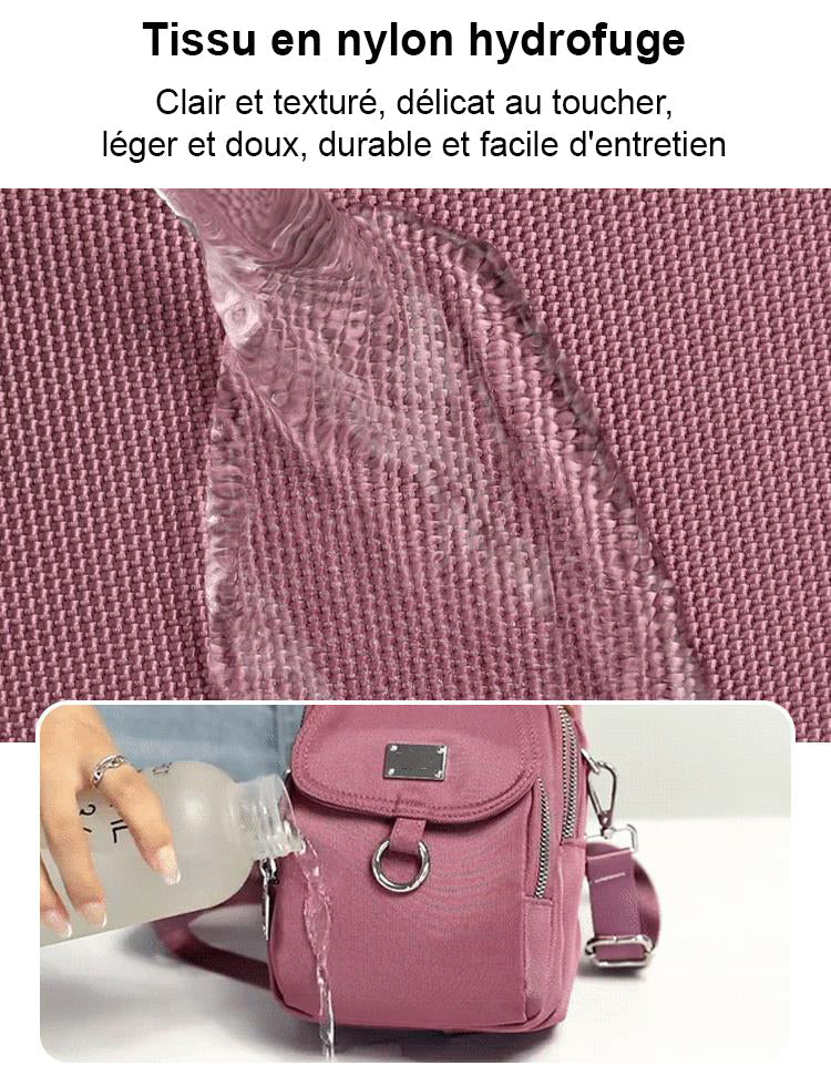 Sac à bandoulière multi-poches léger et imperméable