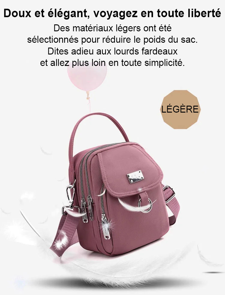 Sac à bandoulière multi-poches léger et imperméable