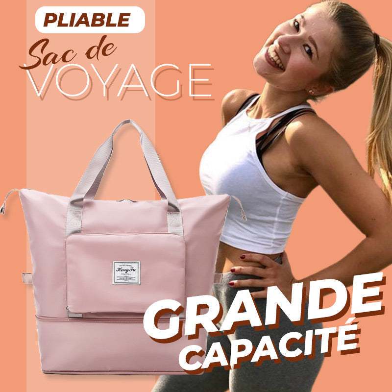 Sac de voyage pliable de grande capacité