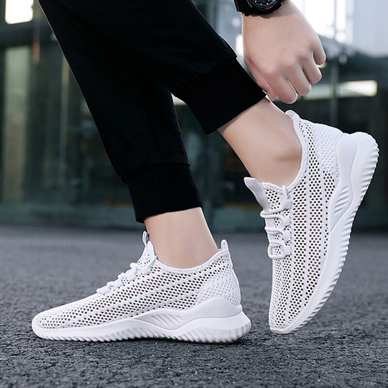 Baskets Femme été 2023 - Respirantes Et Légères - Semelle Mémoire De Forme - Sans Lacets