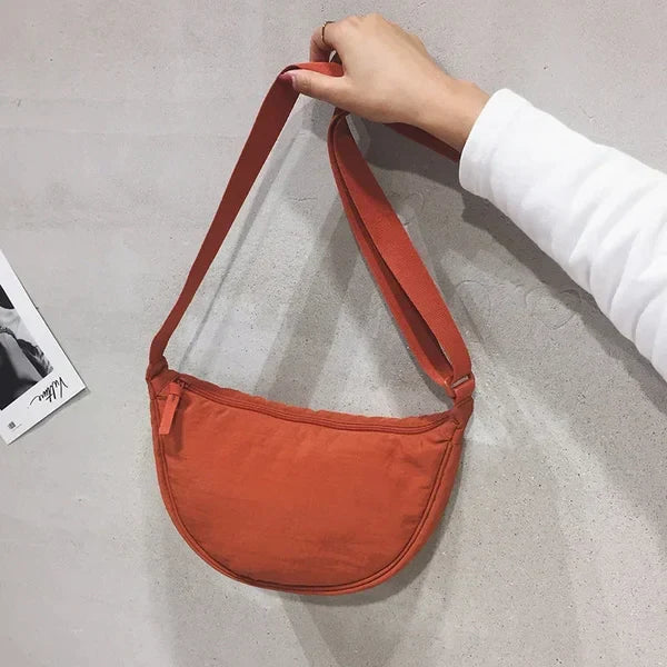 Sac à bandoulière Dumpling simple pour femme✨