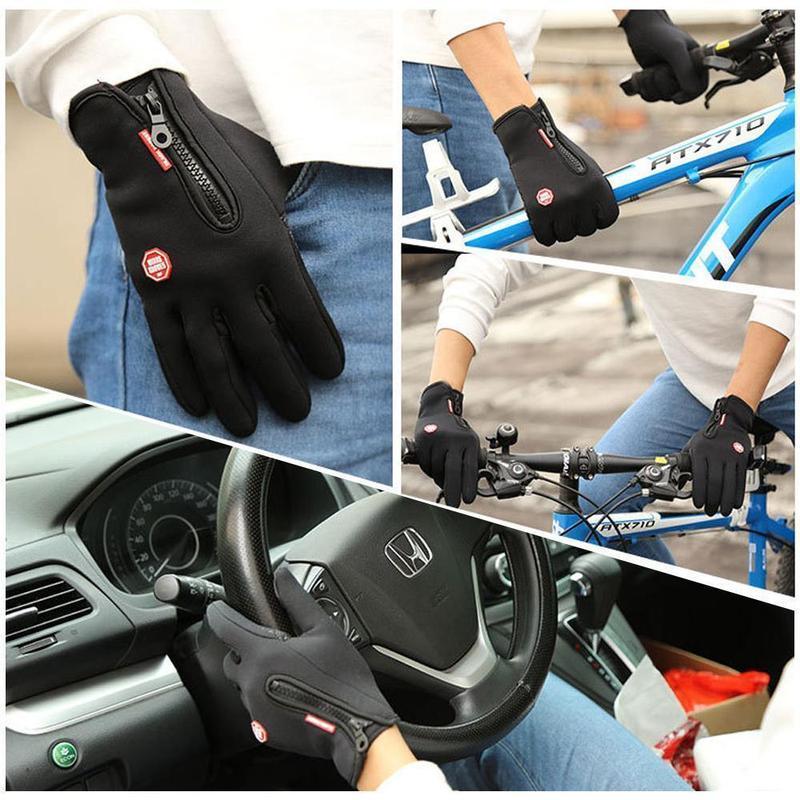 Gants thermiques chauds pour le cyclisme, la course à pied et la conduite automobile