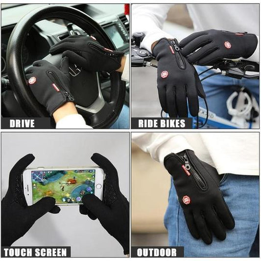 Gants thermiques chauds pour le cyclisme, la course à pied et la conduite automobile