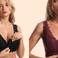 Soutien-gorge push-up sexy en dentelle respirante avec fermeture éclair sur le devant pour femme, grande taille 🌸