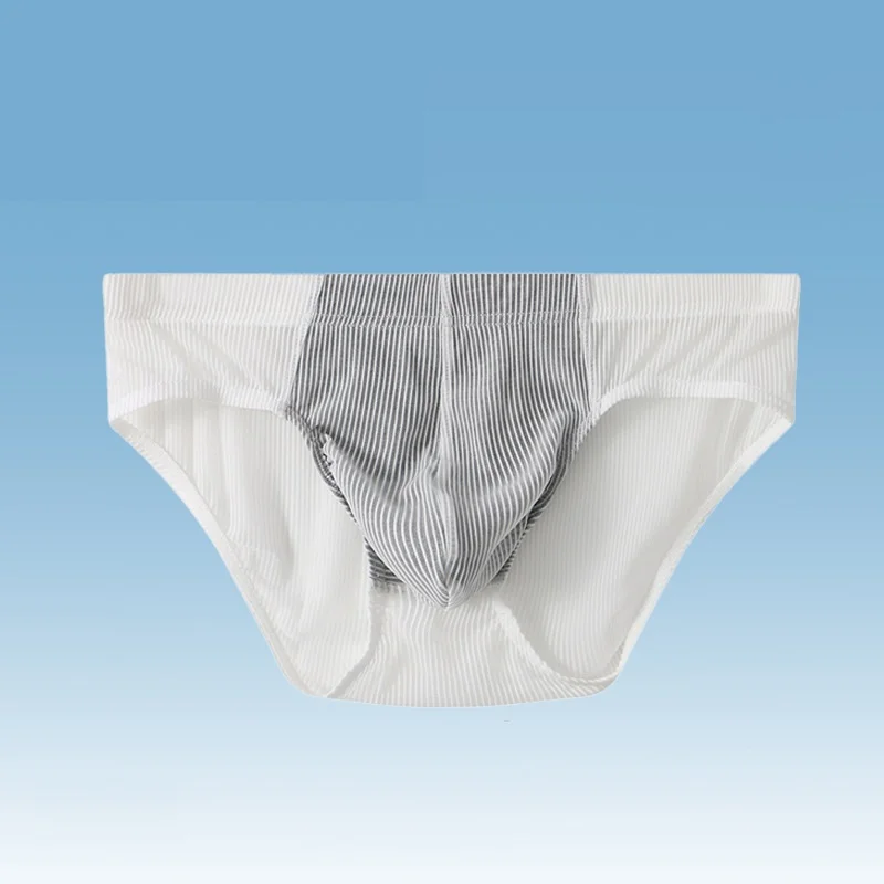 Slip sexy taille basse en soie glacée transparente pour hommes💝Achetez-en 5 obtenez-en 2 gratuitement