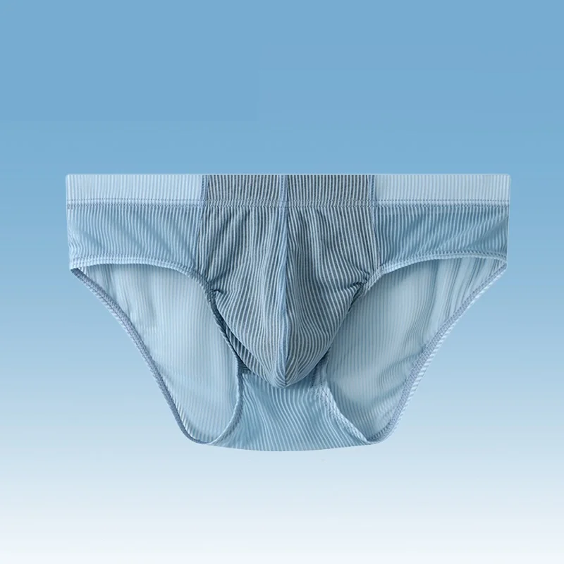 Slip sexy taille basse en soie glacée transparente pour hommes💝Achetez-en 5 obtenez-en 2 gratuitement