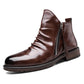 Bottes en cuir vintage pour hommes【LIVRAISON GRATUITE】