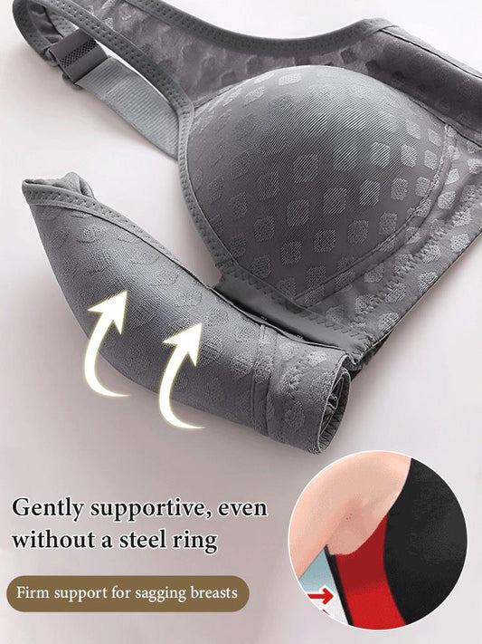 Front Button Anti-Sagging Gathering Underwear