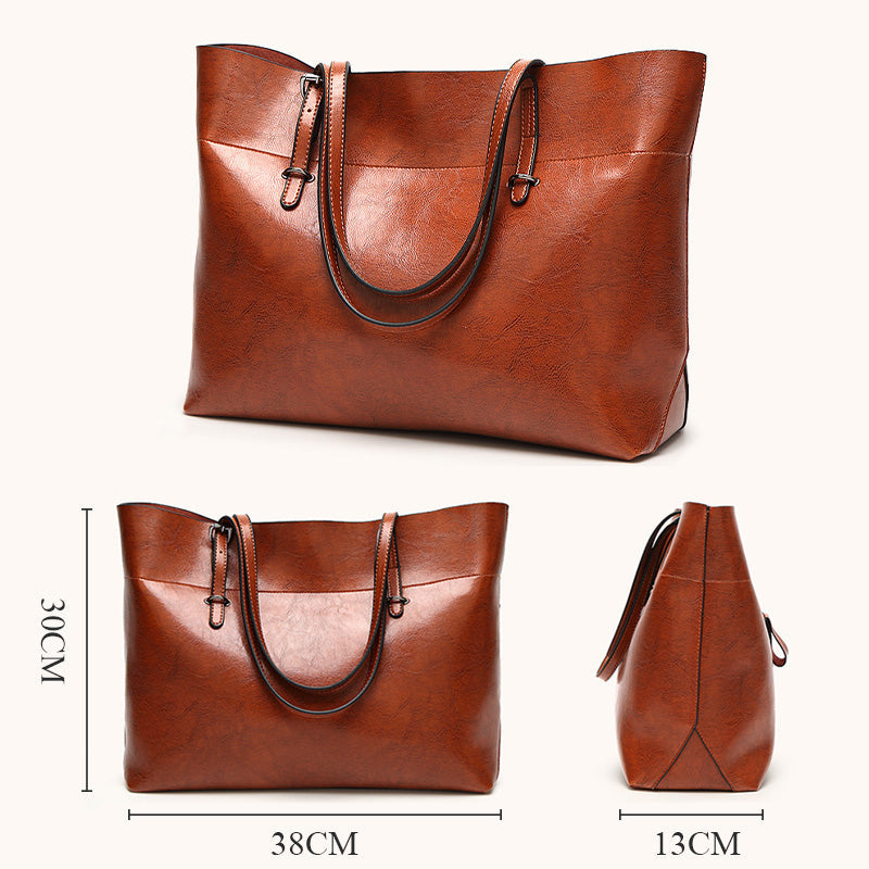 💐💟Promotion de Noël - Achetez-en 2 livraison gratuite💐Sac fourre-tout en cuir vintage de grande capacité pour femme