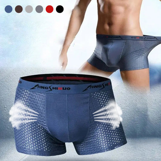 Boxer en maille respirante pour hommes💥Achetez-en 3, obtenez-en 1 gratuit