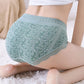 Sous-vêtement antibactérien taille haute évacuant l'humidité pour femme